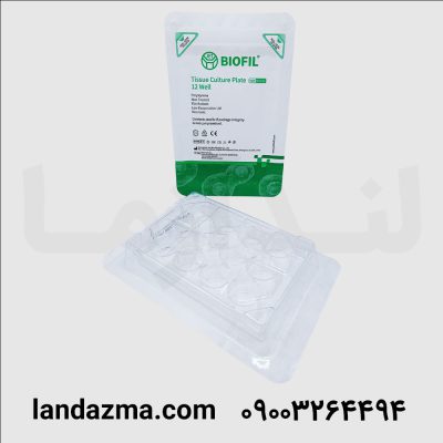 پلیت کشت سلولی 12 خانه ته صاف با درب استریلNT جت بیوفیل