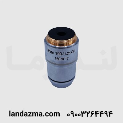 لنز شیئی 100x Plan نقره ای برند G5