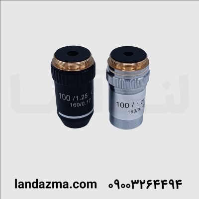 لنز شیئی 100x Achromatic مشکی یا نقره ای برند G5