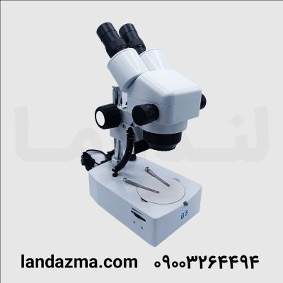 استریو میکروسکوپ (لوپ) 2 چشمی زوم 10 تا 40 برابر LED مدل ZTX-E