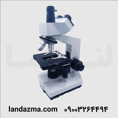 میکروسکوپ سه چشمی 1000 و 1600 برابر با لنز چشمی Wide