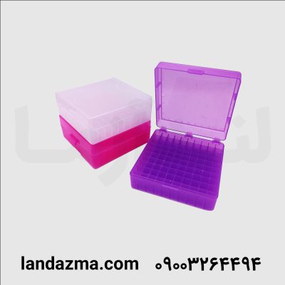 رک کرایوتیوپ 1/8ml با درب لولایی 100 خانه SPL