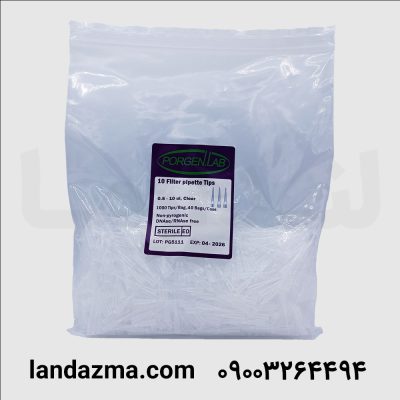 سر سمپلر کریستالی بلند فیلتردار 1000 عددی DNase RNase free