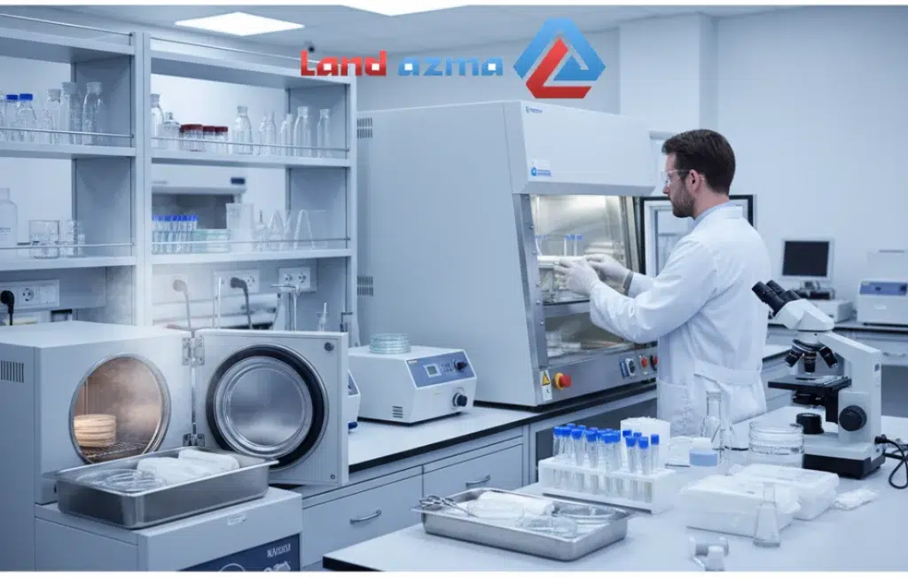 استریل‌ سازی تجهیزات آزمایشگاهی پزشکی