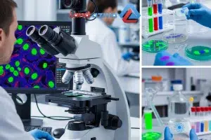 کاربرد میکروسکوپ فلورسانس