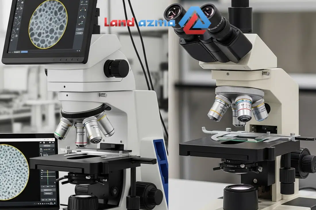 کاربرد ترکیبی انواع میکروسکوپ