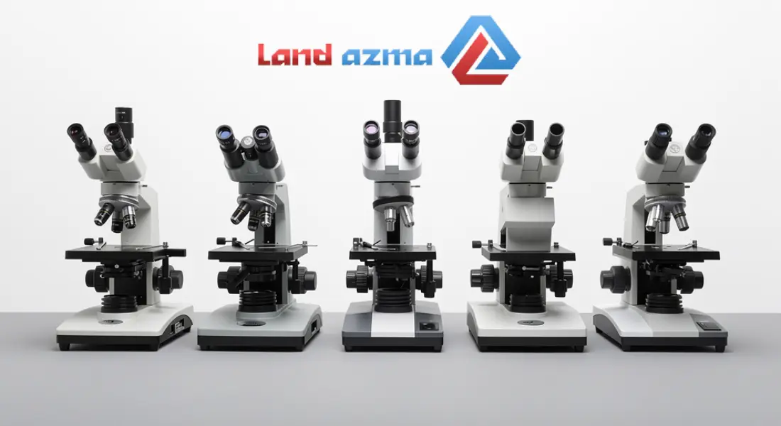 انواع میکروسکوپ دو چشمی