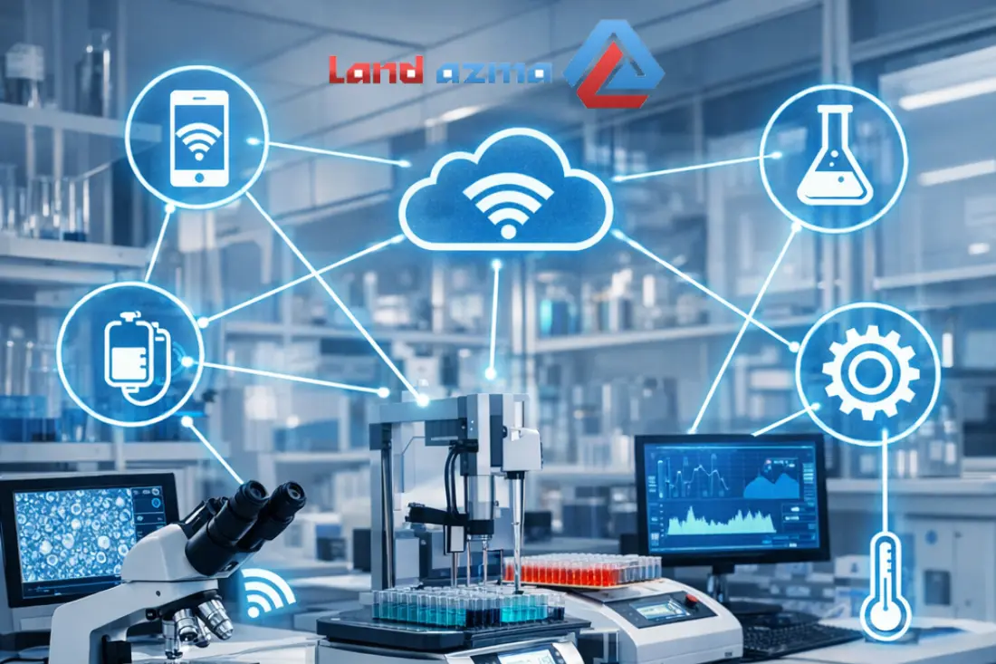 اینترنت اشیاء (IoT) و ارتباطات بی‌سیم در تجهیزات آزمایشگاهی