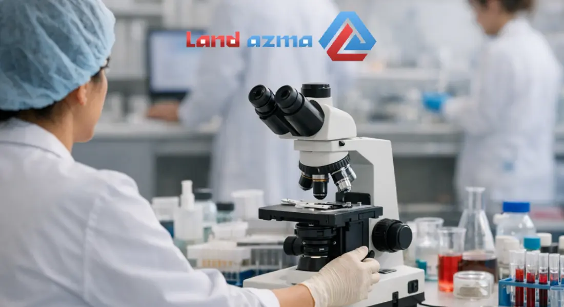 آماده‌ سازی محیطی و بررسی اولیه دستگاه میکروسکوپ بیولوژی