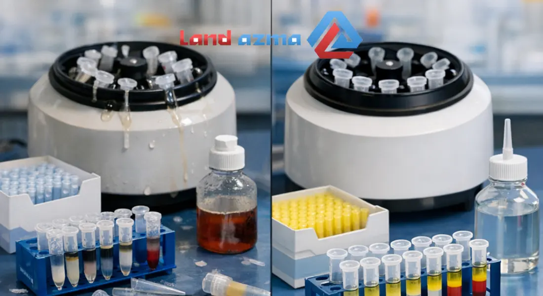 تأثیر کیفیت لوازم مصرفی بر نتایج جداسازی