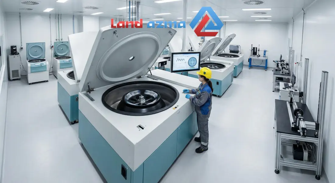 اهمیت بالانس روتور در فرآیند تنظیم سانتریفیوژ