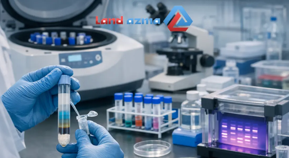 جداسازی با شیب غلظت و استخراج DNA خالص